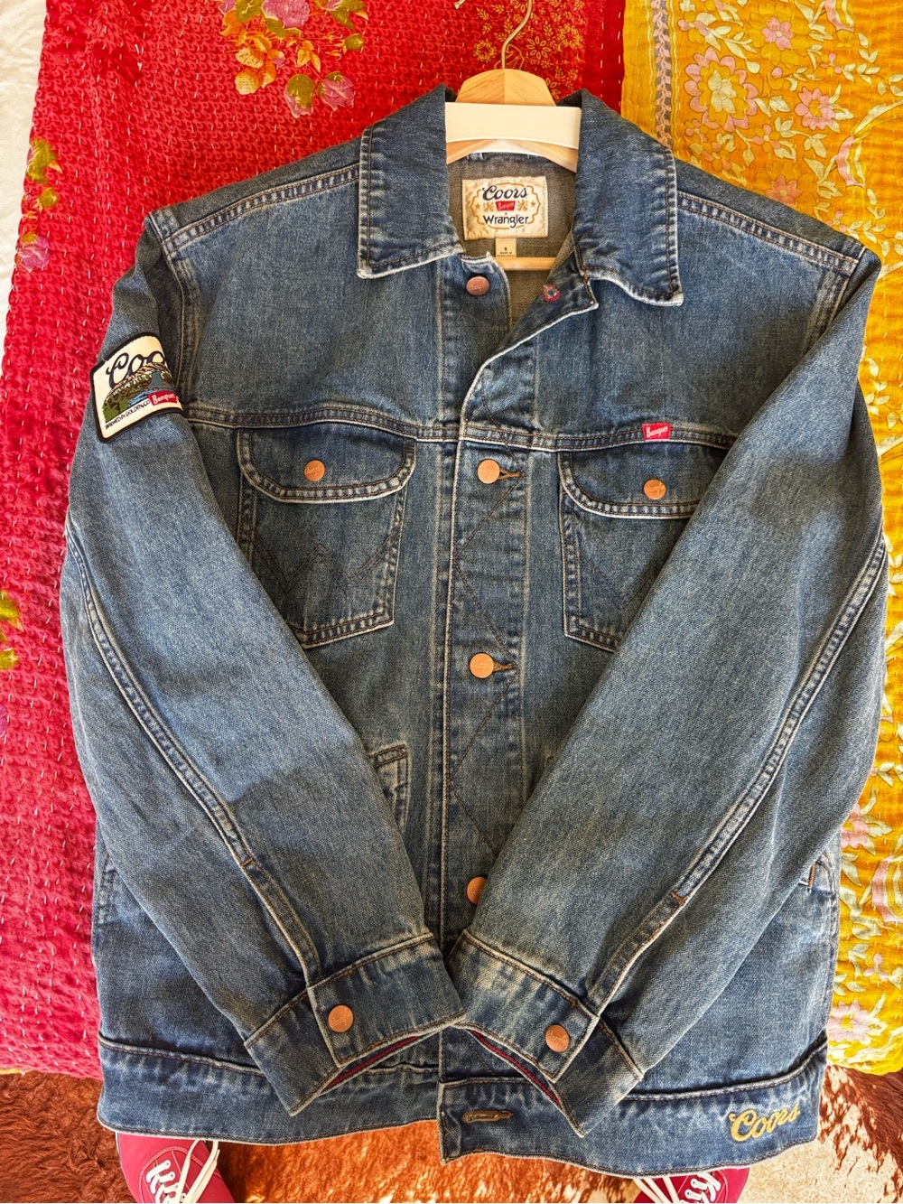 Wrangler X Coors Denim Trucker Jacket Small